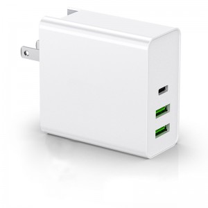 65 W PD USB Type C Power Delivery Multi-poort wandoplader